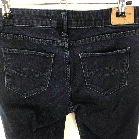 Abercrombie and Fitch Dark Wash Skinny Jeans Size 4 - Picture 6 of 9